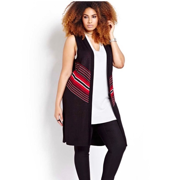 Michel Studio Tops - Michel Studio Sleeveless Striped Vest